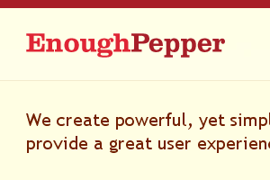 Enough Pepper