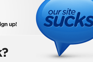 our site sucks