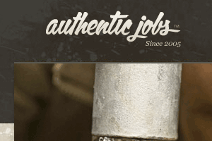 Authentic Jobs – Fifth Anniversary